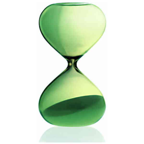 Timglas L/15min Green
