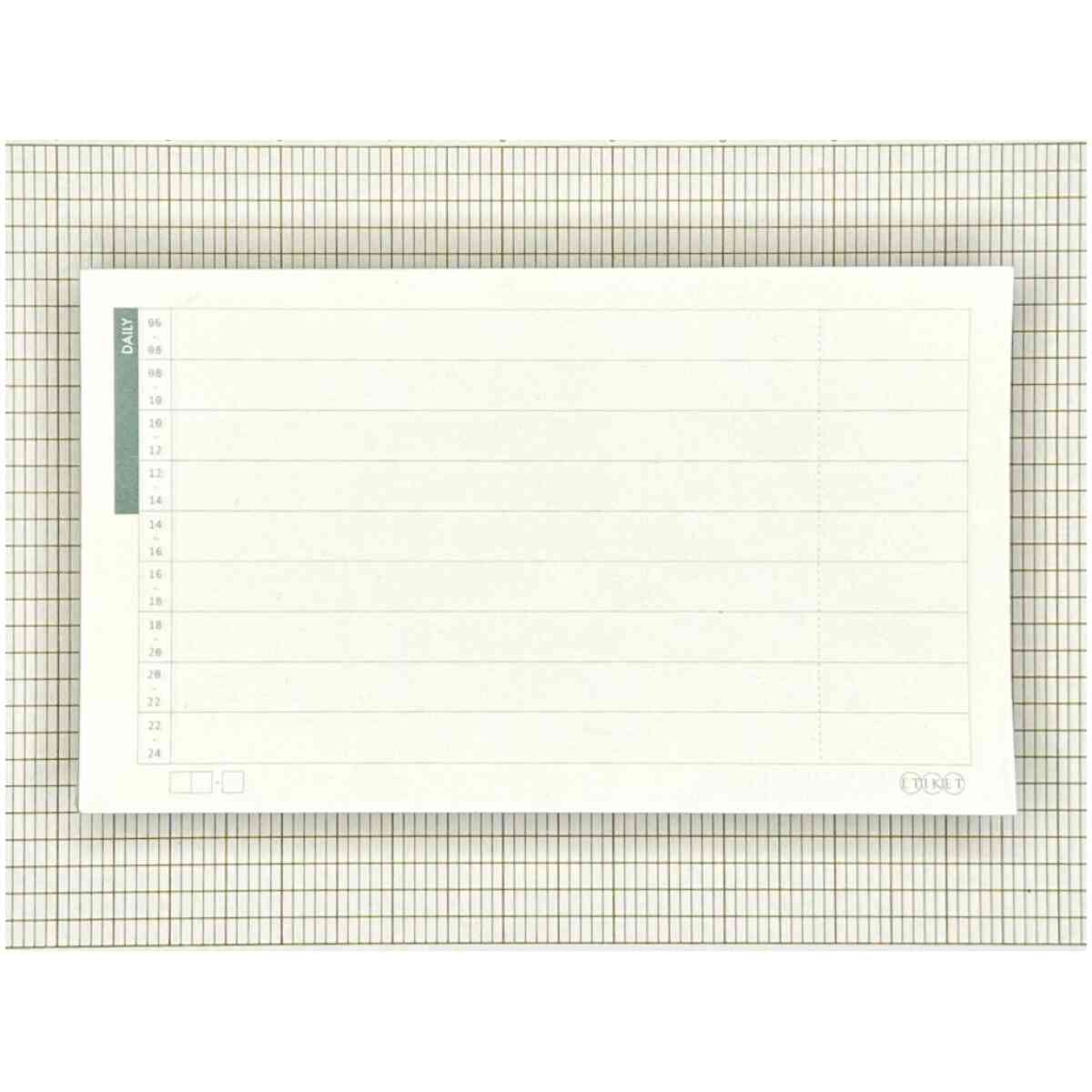 Etiket Small Notepad Daily