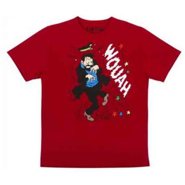 T-shirt Haddock Wouah - Röd