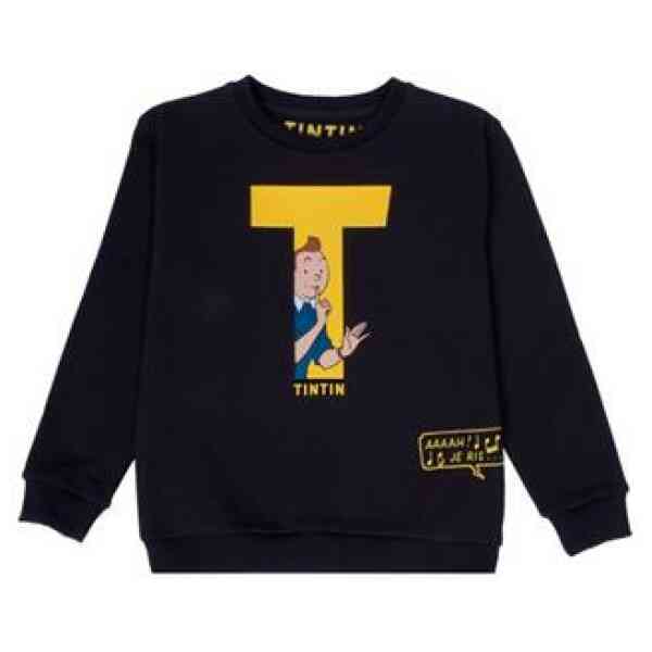 Sweatshirt Tintin ''T'' - Svart