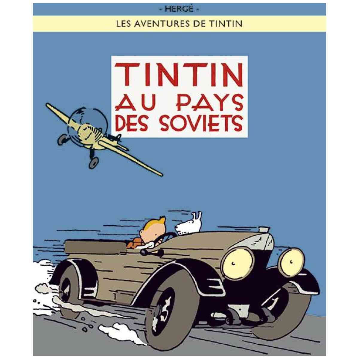 Poster Tintin i Sovjet (24) - 50 x 70 cm