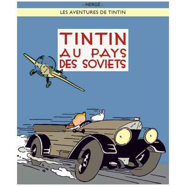 Poster Tintin i Sovjet (24) - 50 x 70 cm