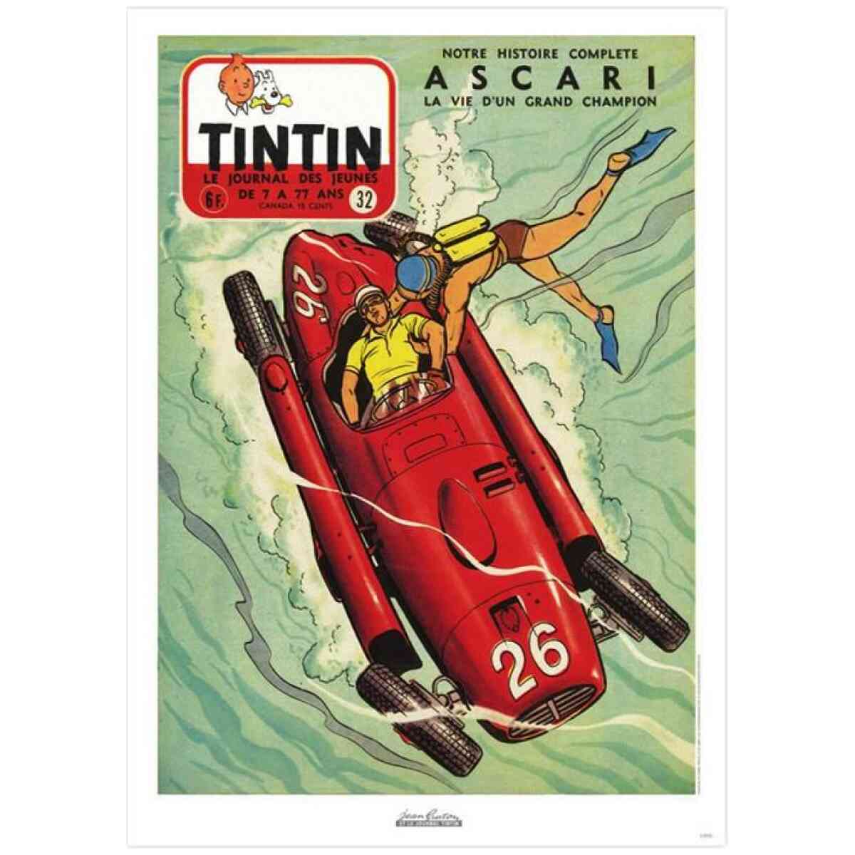 J. Graton & Le Journal Tintin 1955 N°32