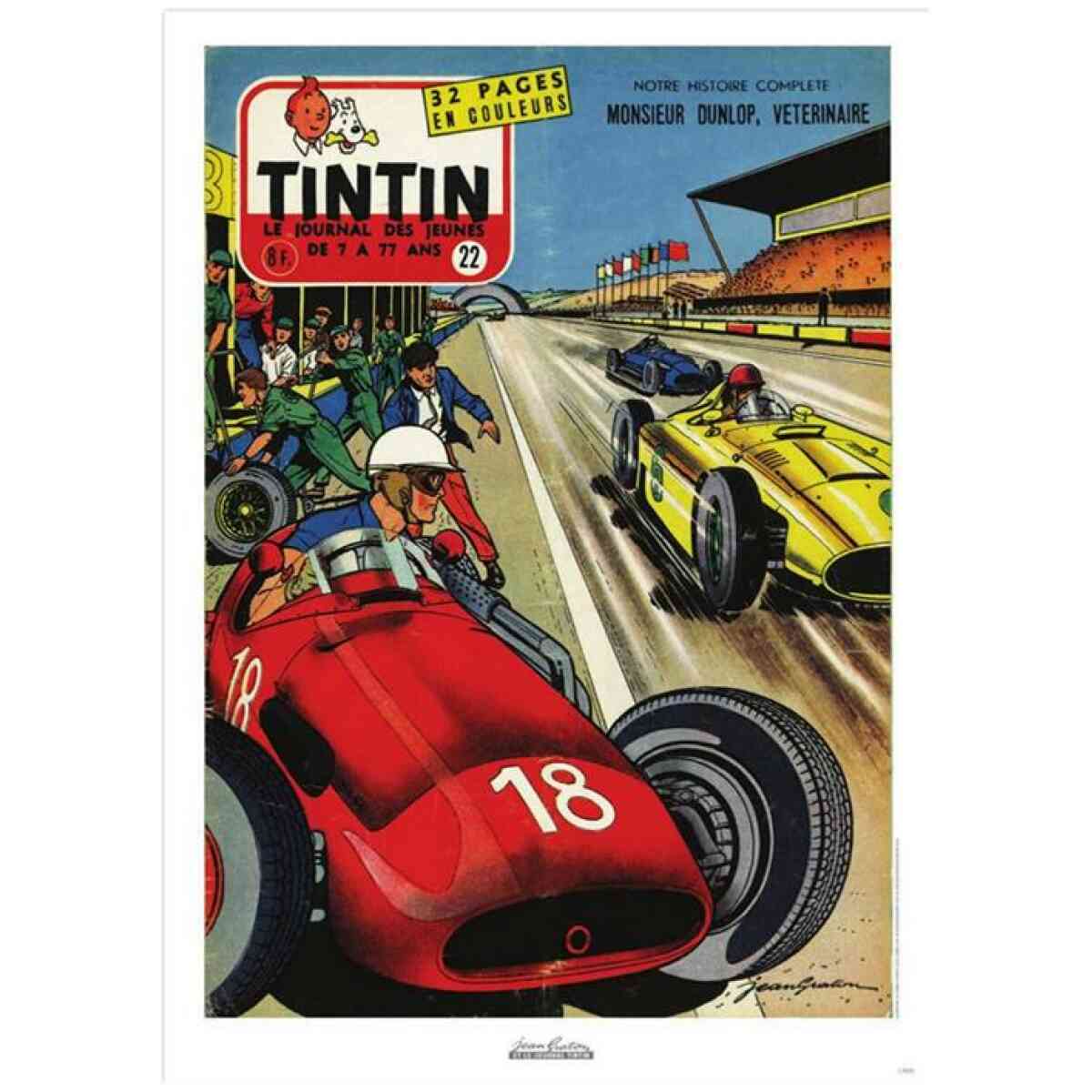 J. Graton & Le Journal Tintin 1957 N°22