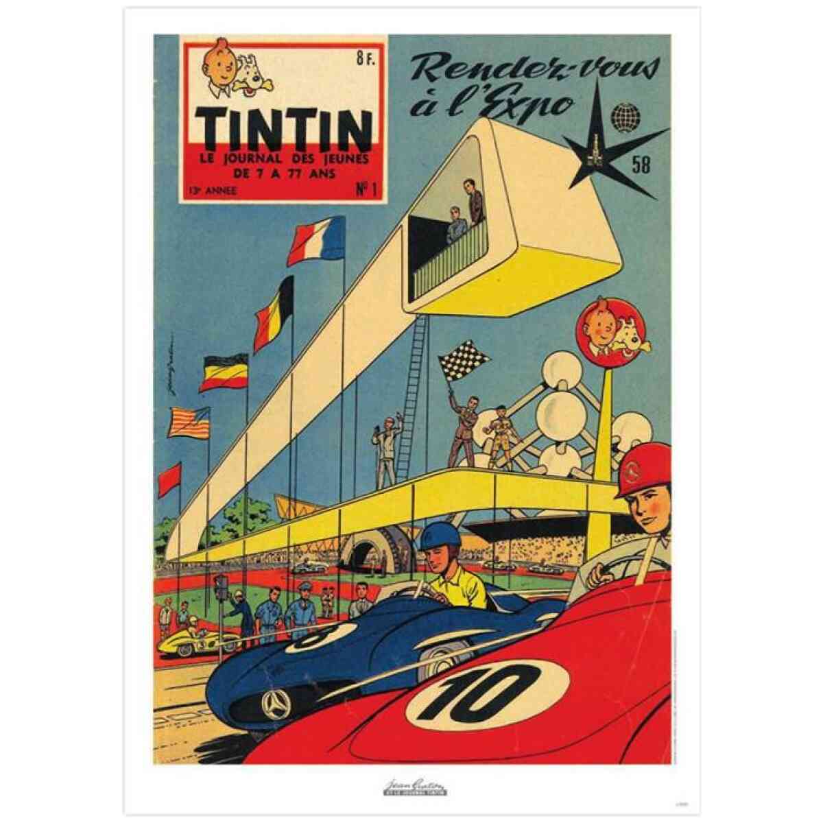 J. Graton & Le Journal Tintin 1958 N°01