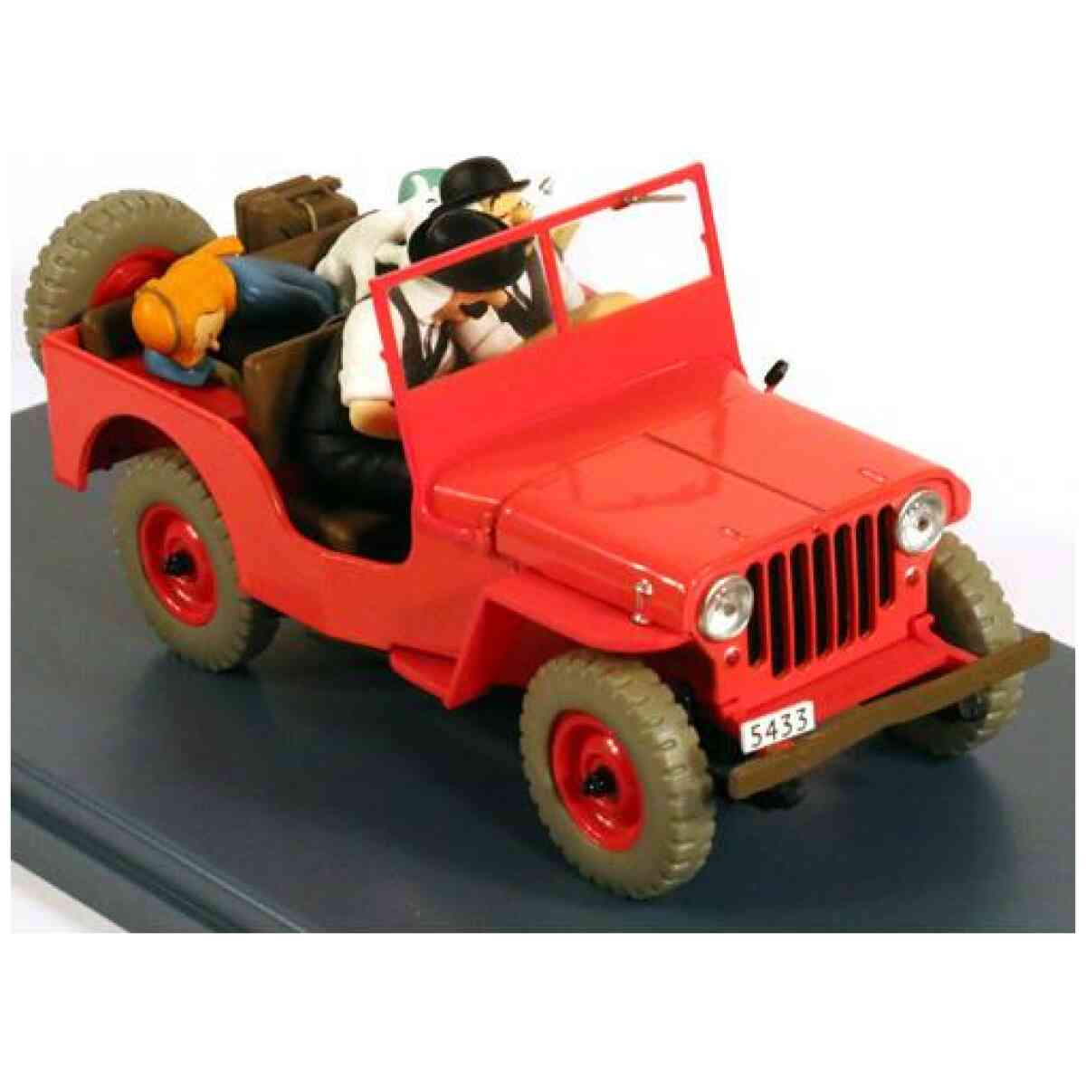 Röd Jeep 1:24 Modell #6
