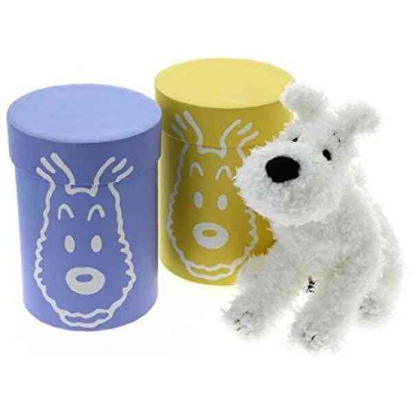 Milou 20 cm i gul/blå presentförpackning