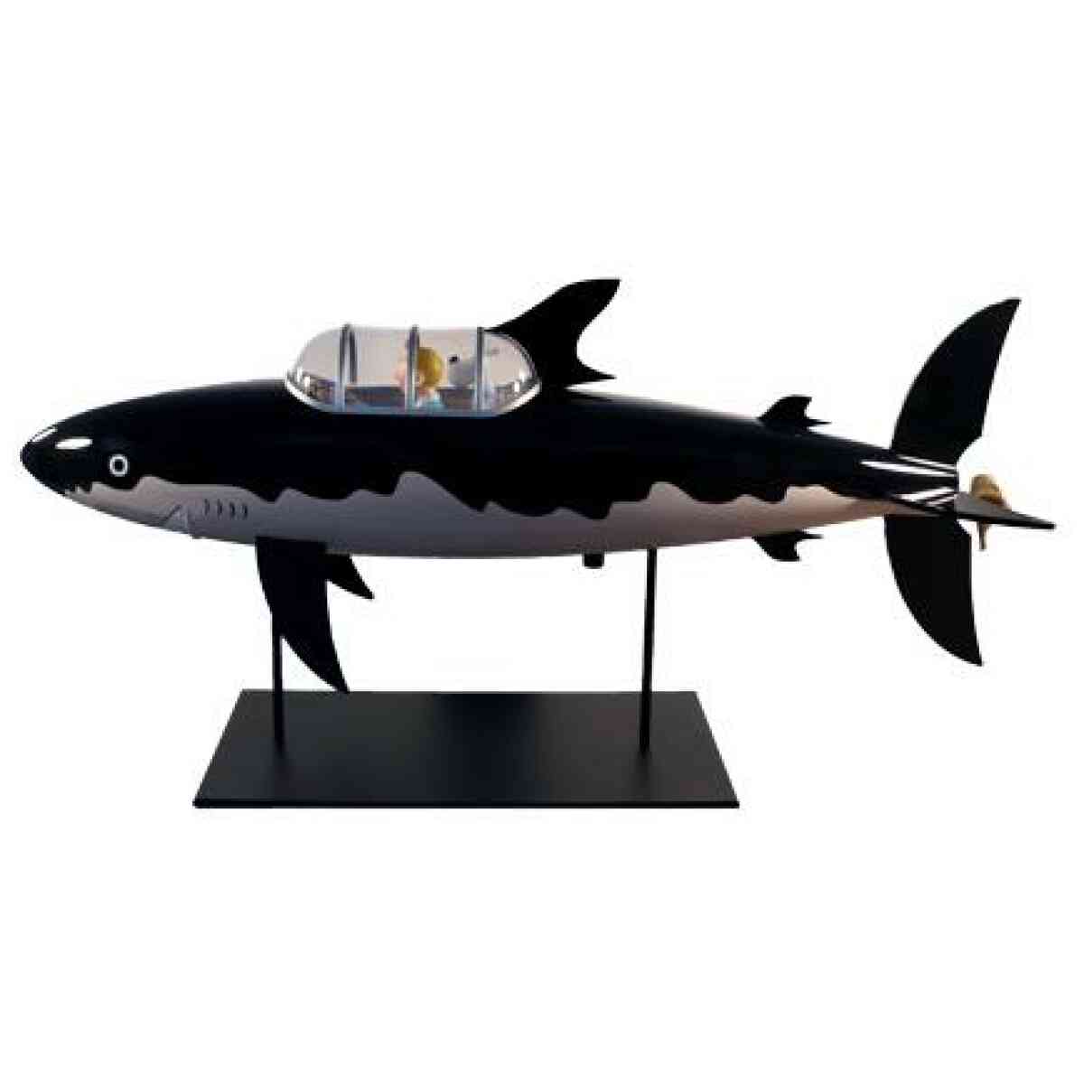 Stor Hajubåt - Staty i resin - 77 cm