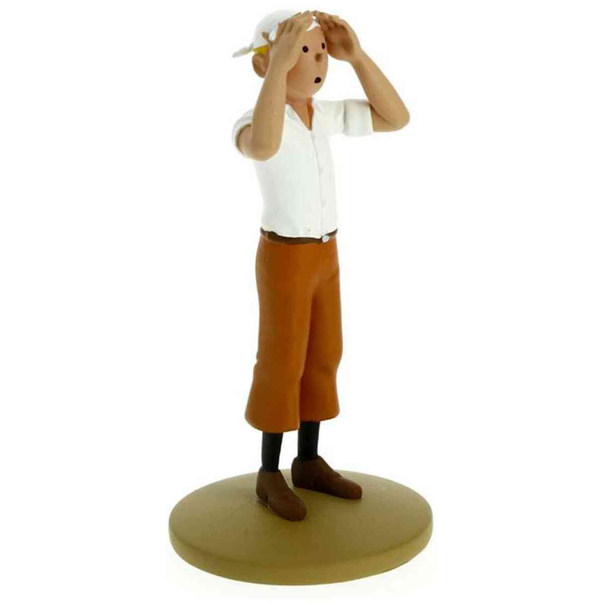 Tintin i öknen - Staty i resin - 12 cm