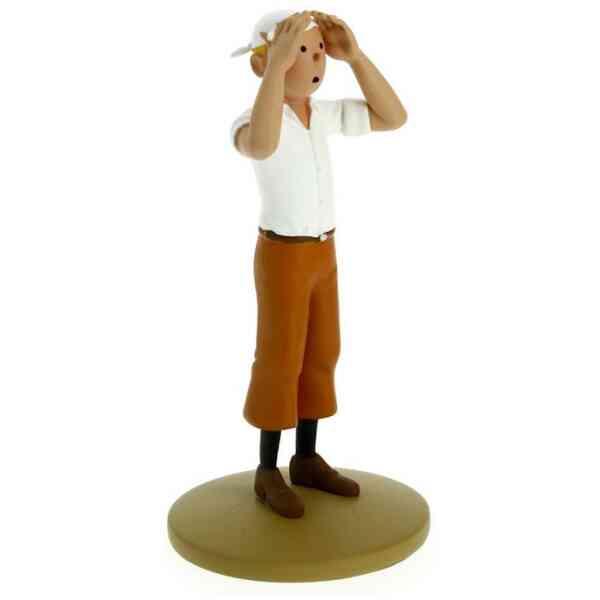 Tintin i öknen - Staty i resin - 12 cm