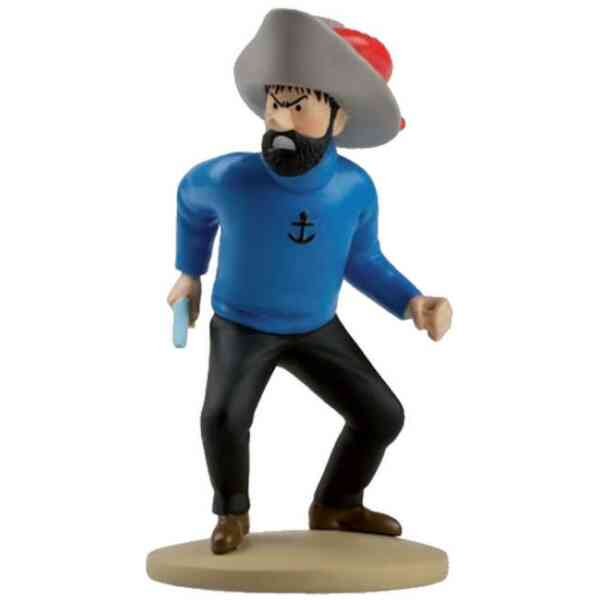 Haddock in Hadoque - Staty i resin - 12 cm