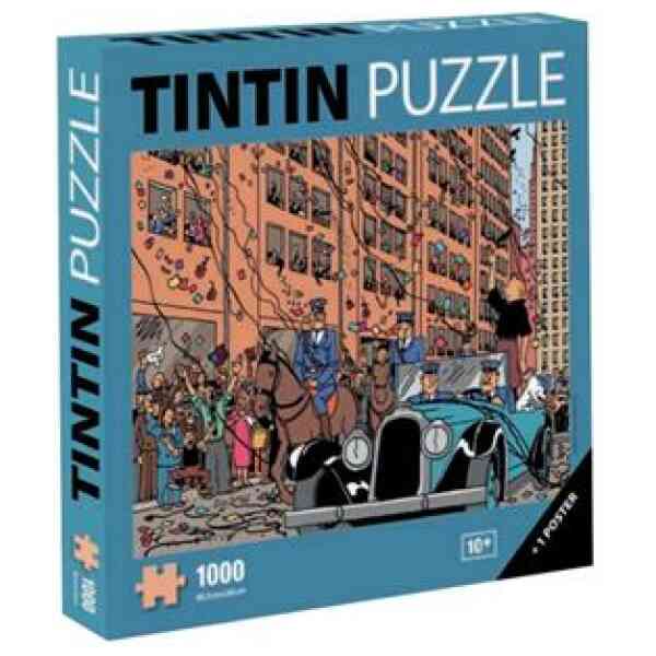 Pussel 1000 bitar - Parad från Tintin i Amerika