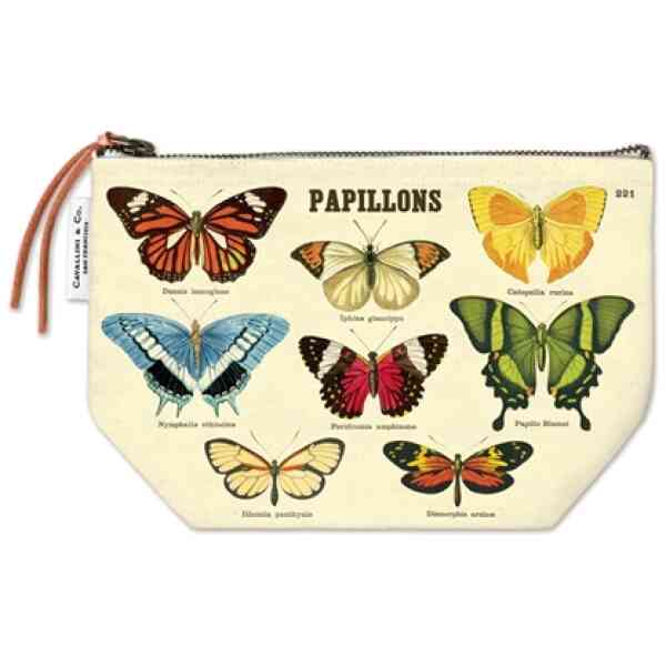 Butterflies Vintage Pouch