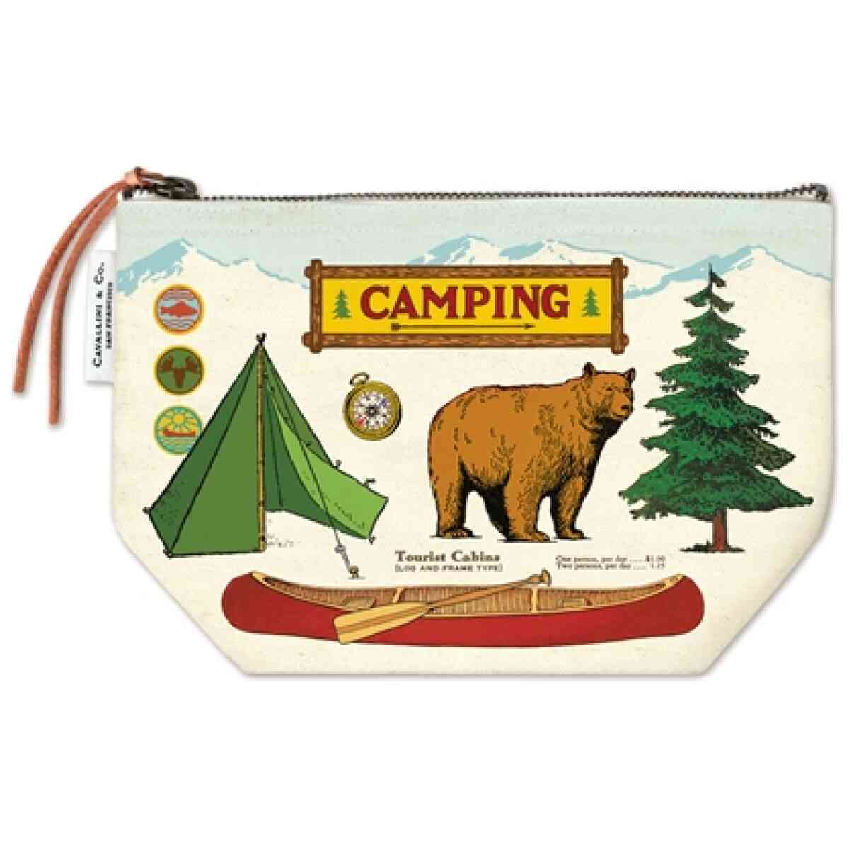 Camping Vintage Pouch