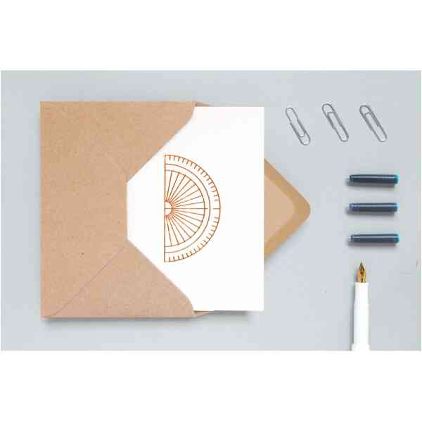 Protractor kort - Koppar på sten