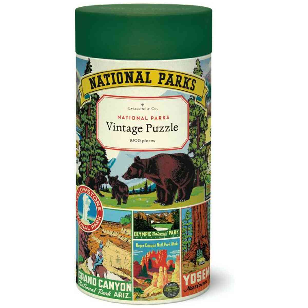 Cavallini & Co. National Parks 1000 bitar pussel