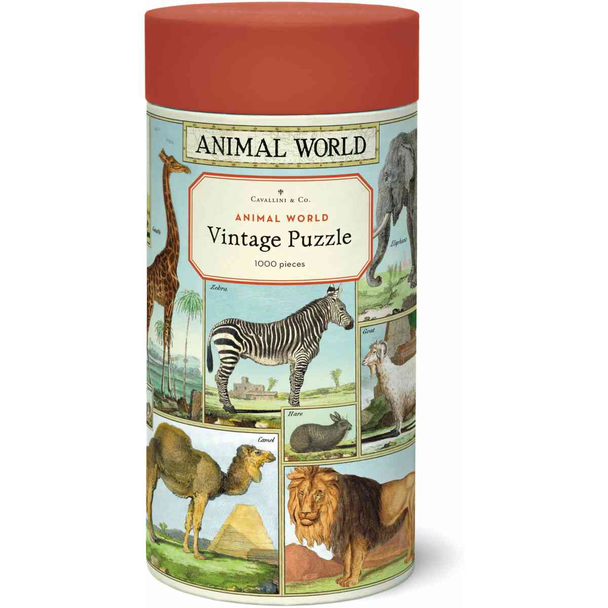 Cavallini & Co. Animal World 1000 bitar pussel