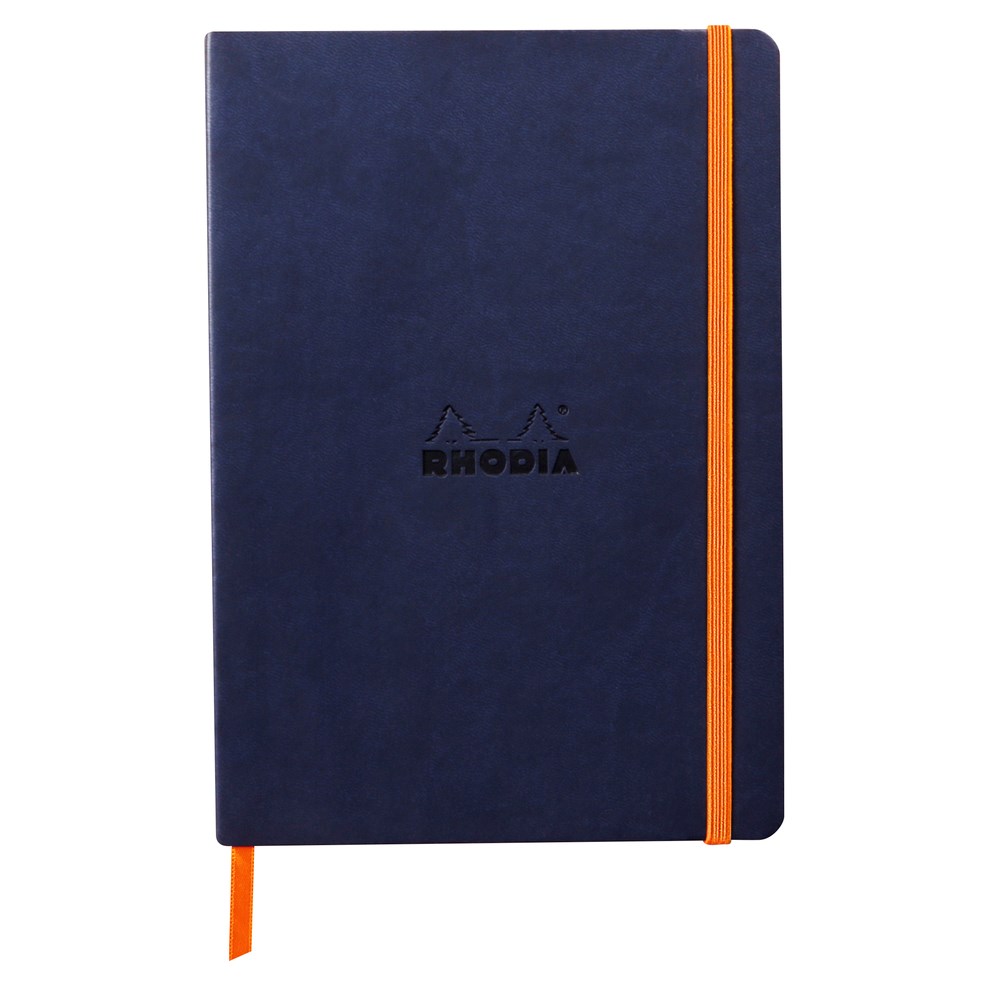 Rhodia Rhodiarama Sewn Spine Dot Grid Black Notebook – Truphae