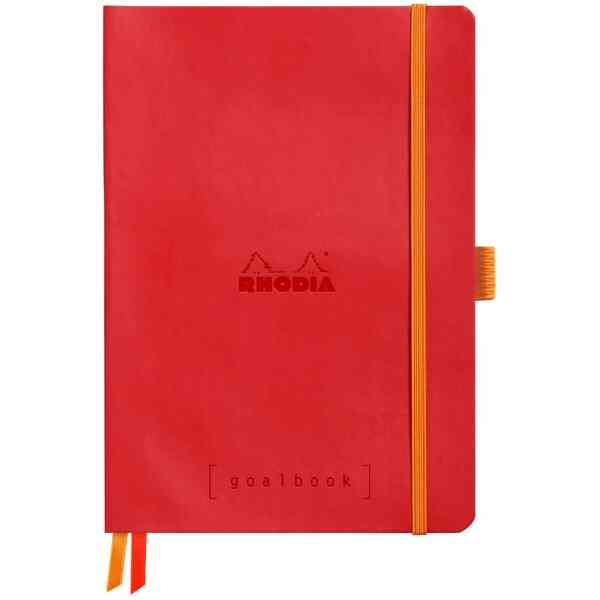 Rhodia Goalbook Soft poppy A5 dot ivory