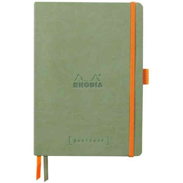Rhodia Goalbook Soft celadon A5 dot ivory