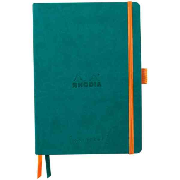 Rhodia Goalbook Soft peacock A5 dot ivory