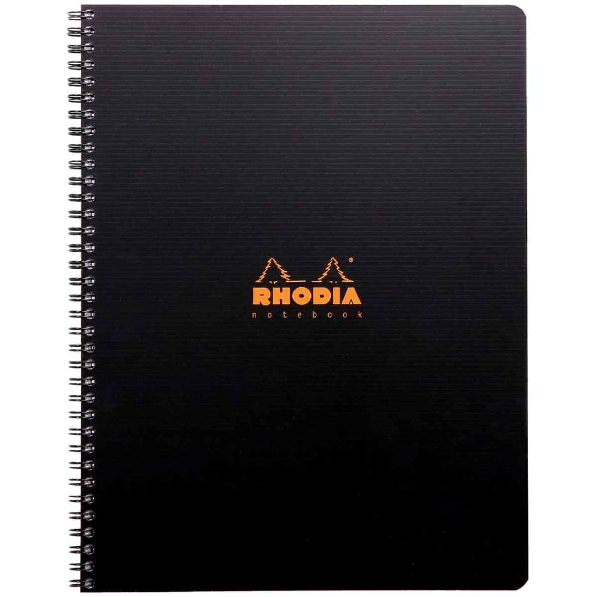 Rhodiactive A4+ Black PP Ruled 80sh 90g