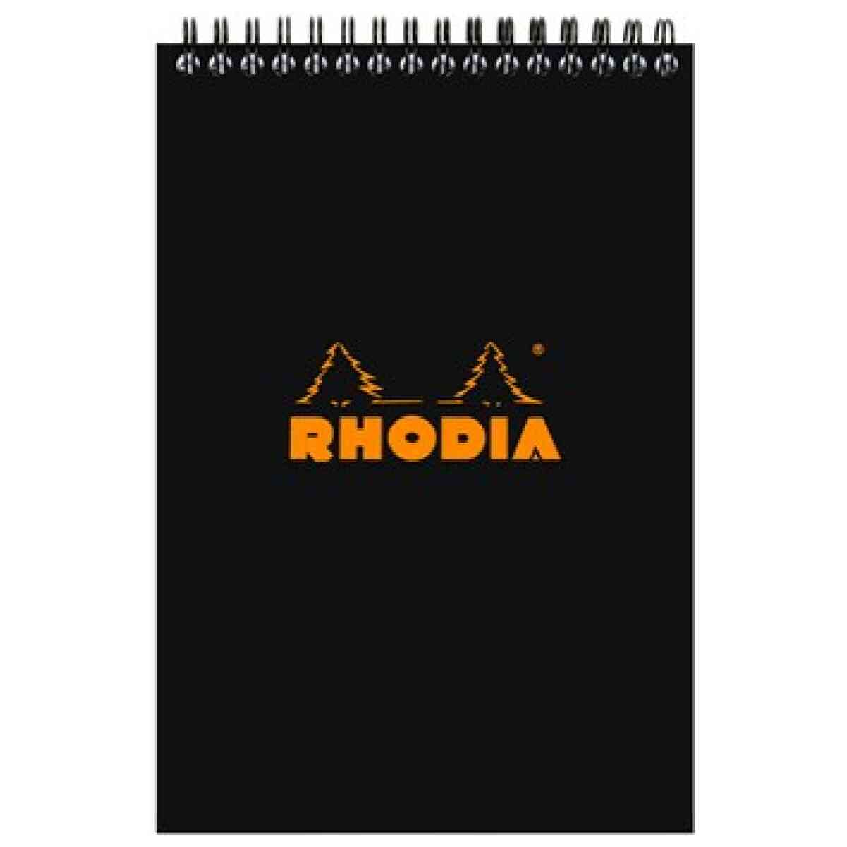 Rhodia NotePad wire black A5 ruled