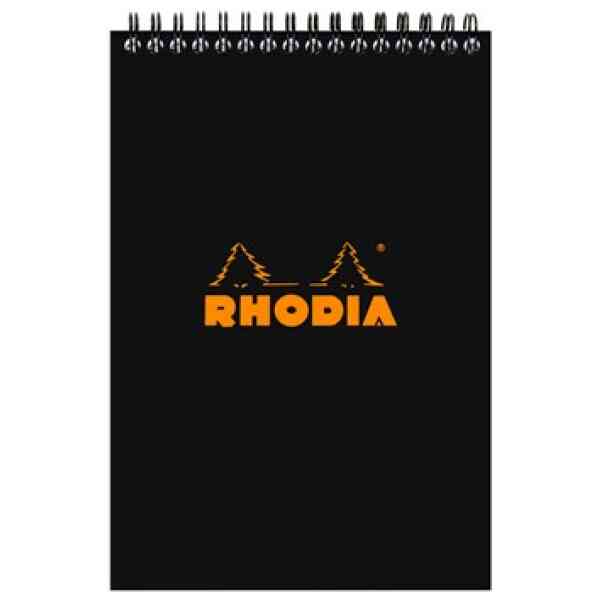 Rhodia NotePad wire black A5 ruled