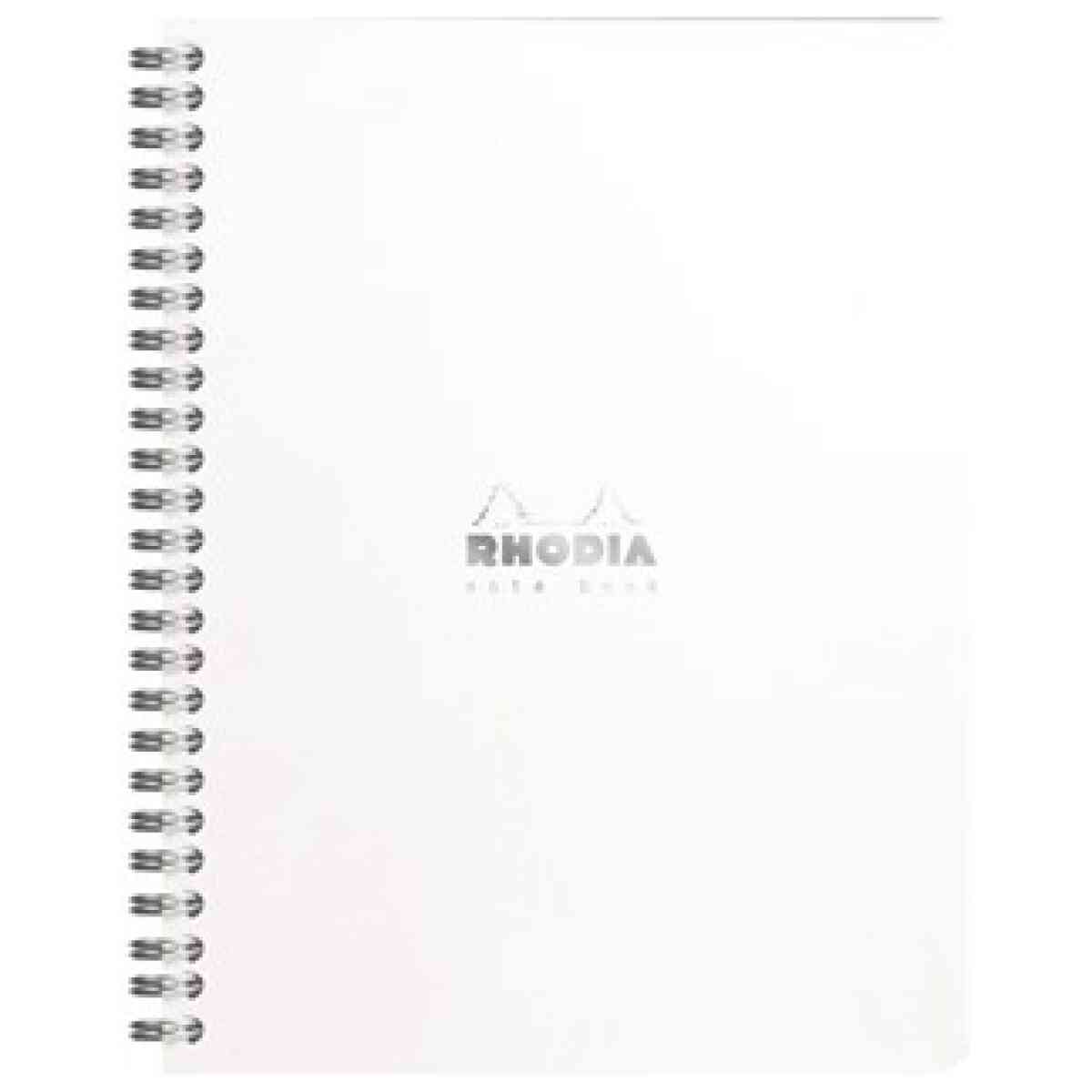Rhodia NoteBook wire white A5+ ruled