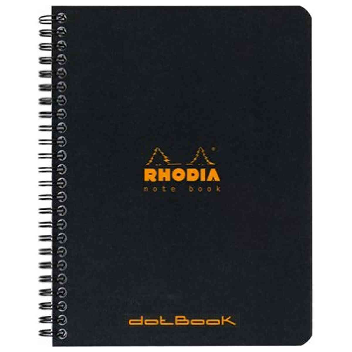 Rhodia NoteBook wire black A5+ ruled