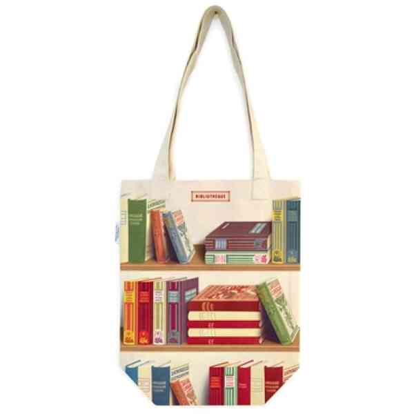 Library Books Tote Bag