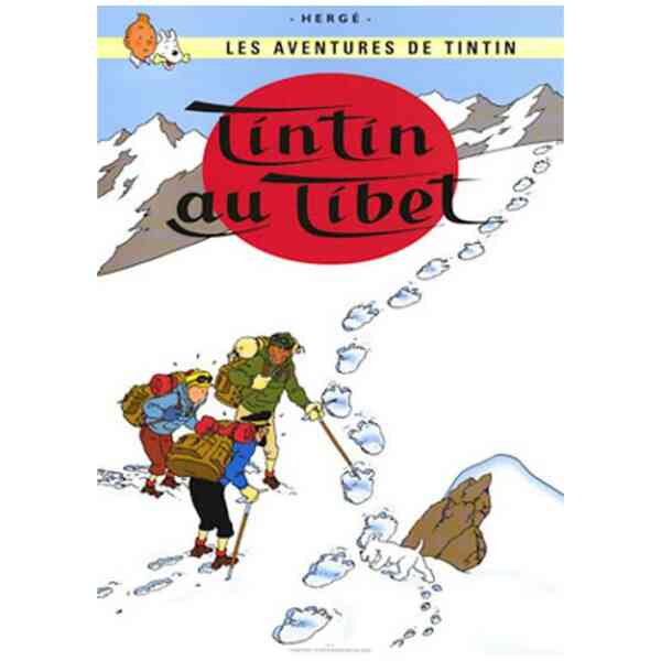 Poster Tintin i Tibet - 50 x 70 cm