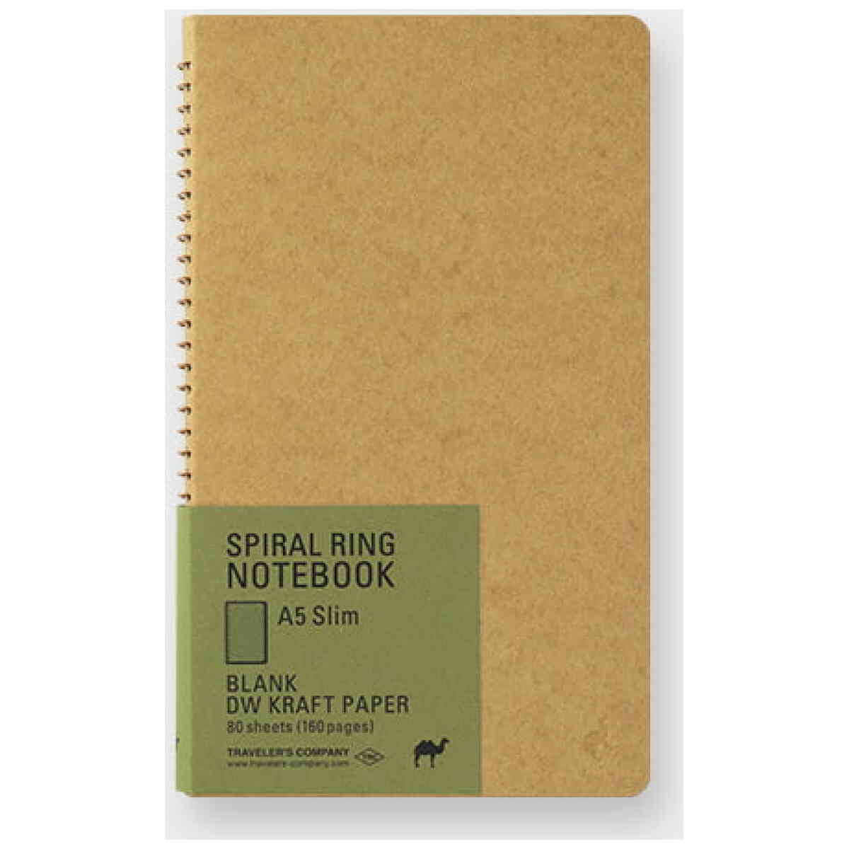 TRC SPIRAL RING NOTEBOOK A5 Slim DW Kraft
