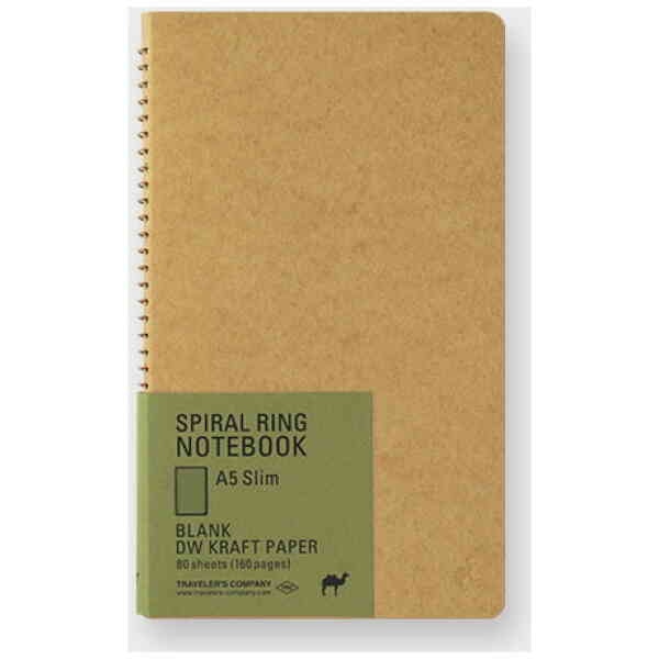 TRC SPIRAL RING NOTEBOOK A5 Slim DW Kraft