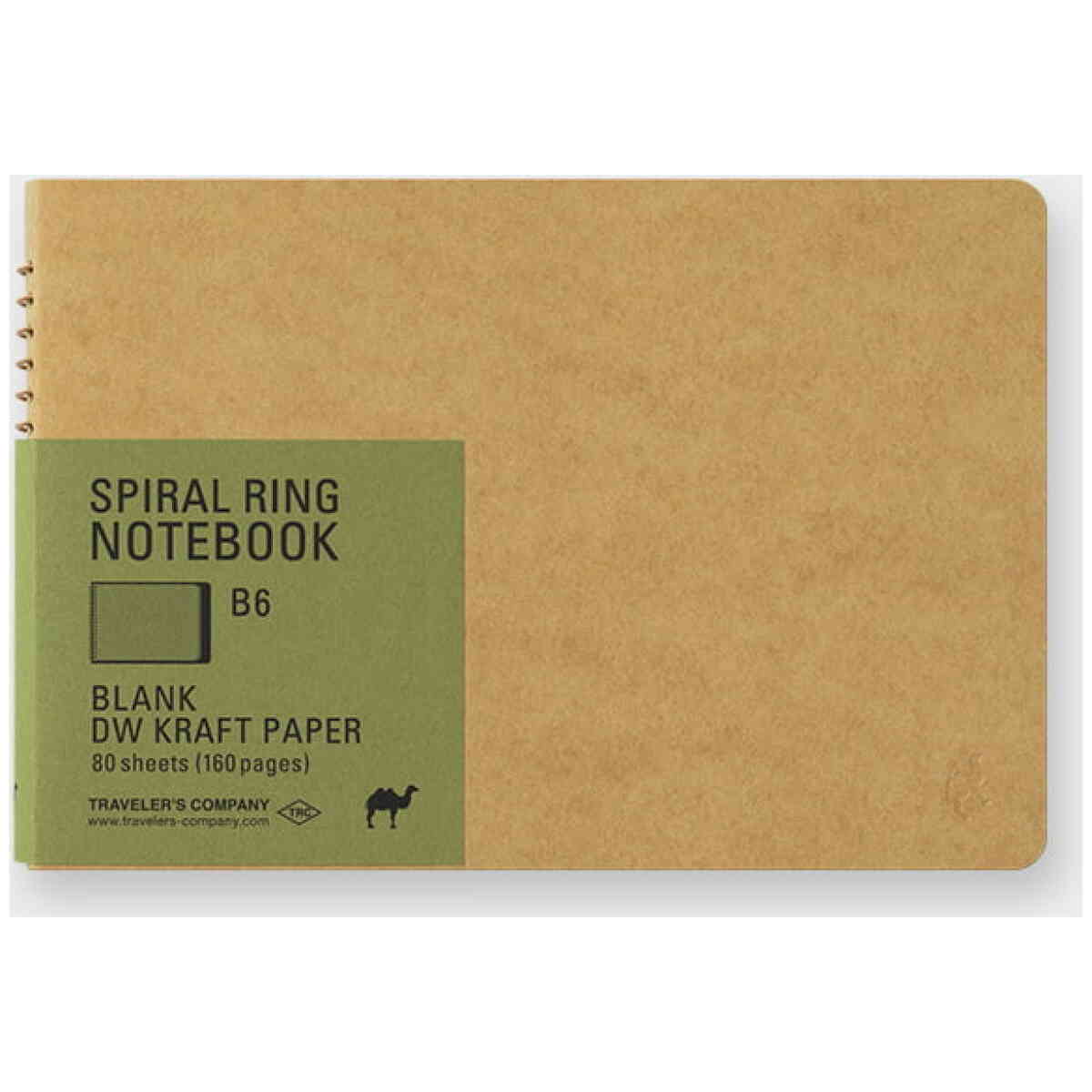 Traveler’s Notebook SPIRAL RING NOTEBOOK B6 DW Kraft