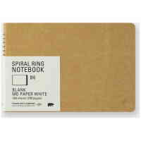 TRC SPIRAL RING NOTEBOOK B6 MD White