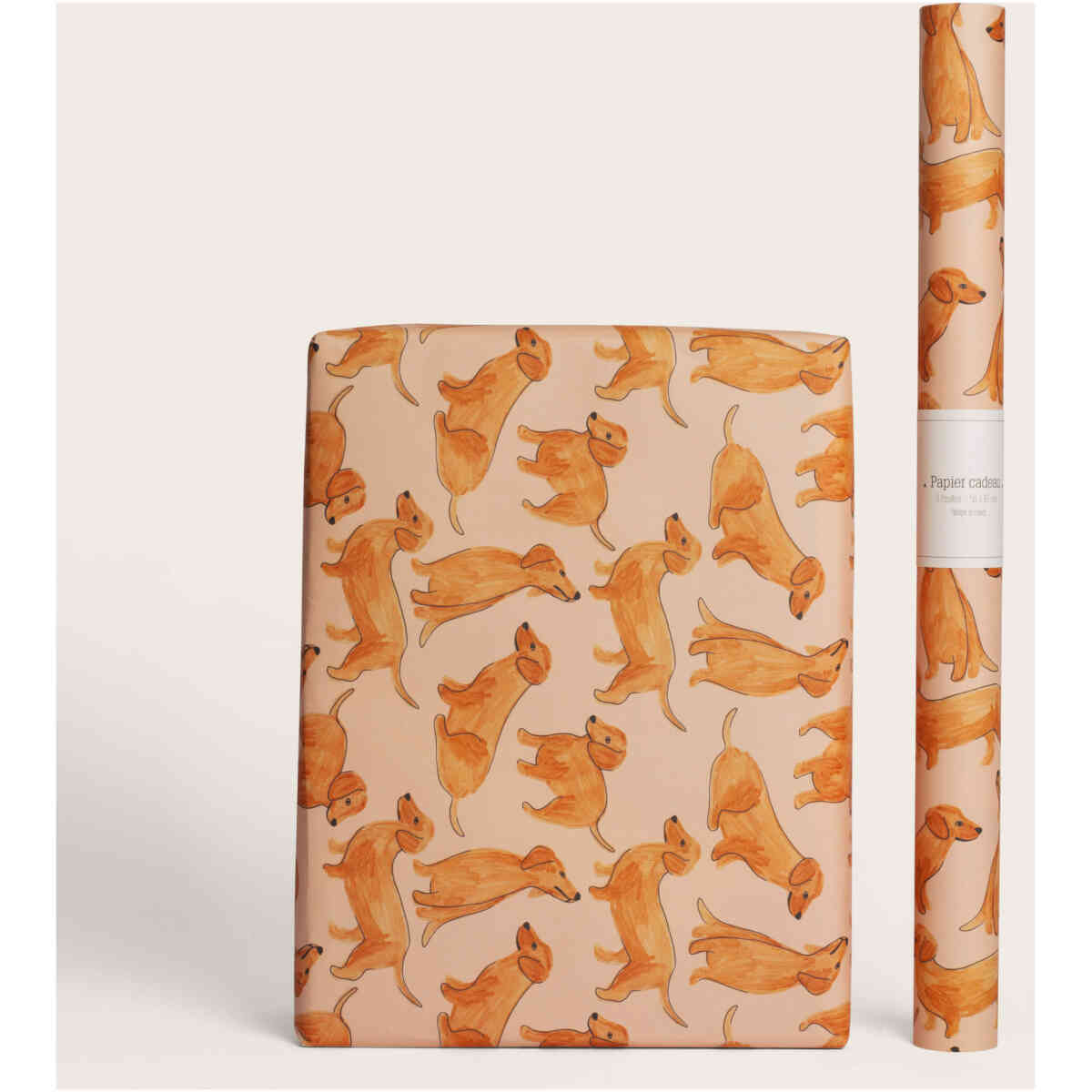 Teckels wrapping paper