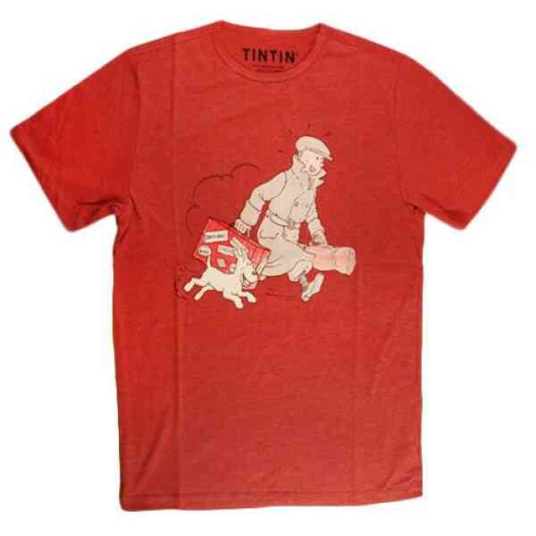 T-shirt Tintin reser röd