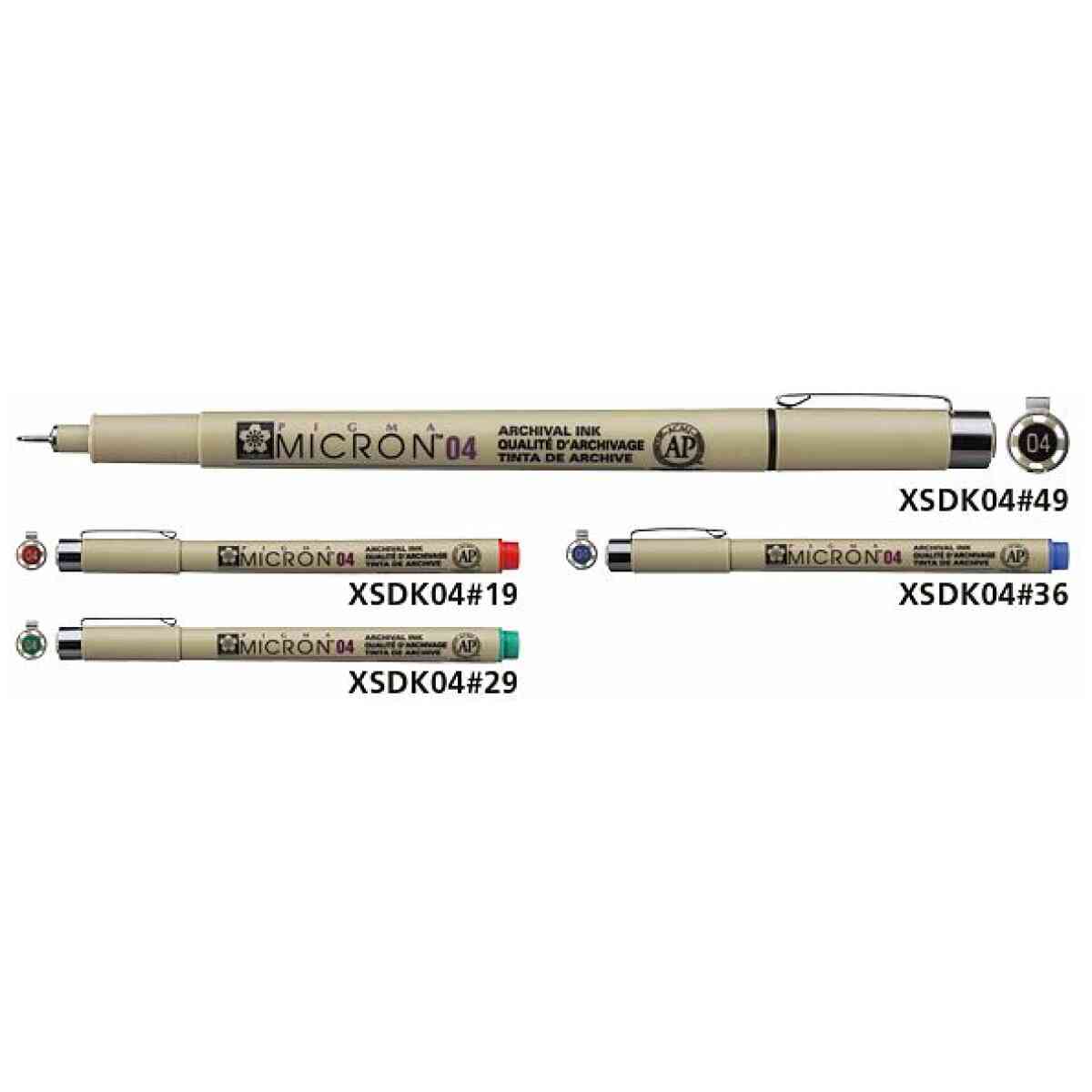 Sakura Pigma Micron Fineliner 04 0,4 MM - Bild 2