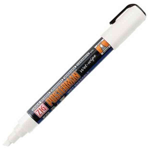 ZIG Posterman Wet-Wipe 6mm vit