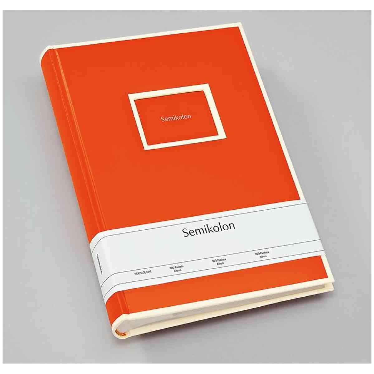 300 fickor Album, orange