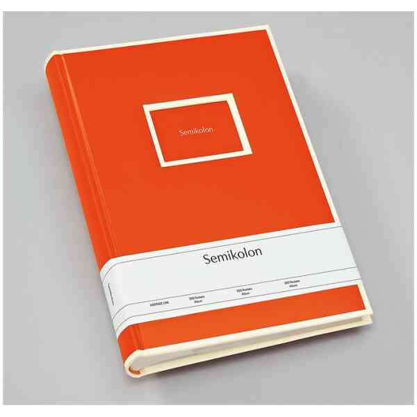 300 fickor Album, orange