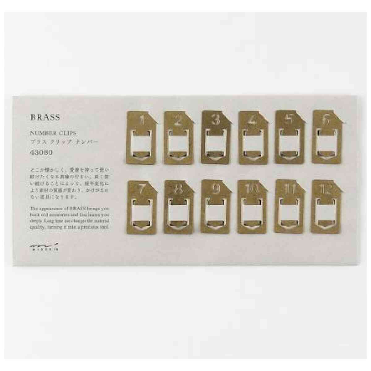 Traveler’s Company, Numbered Clips - Bild 2