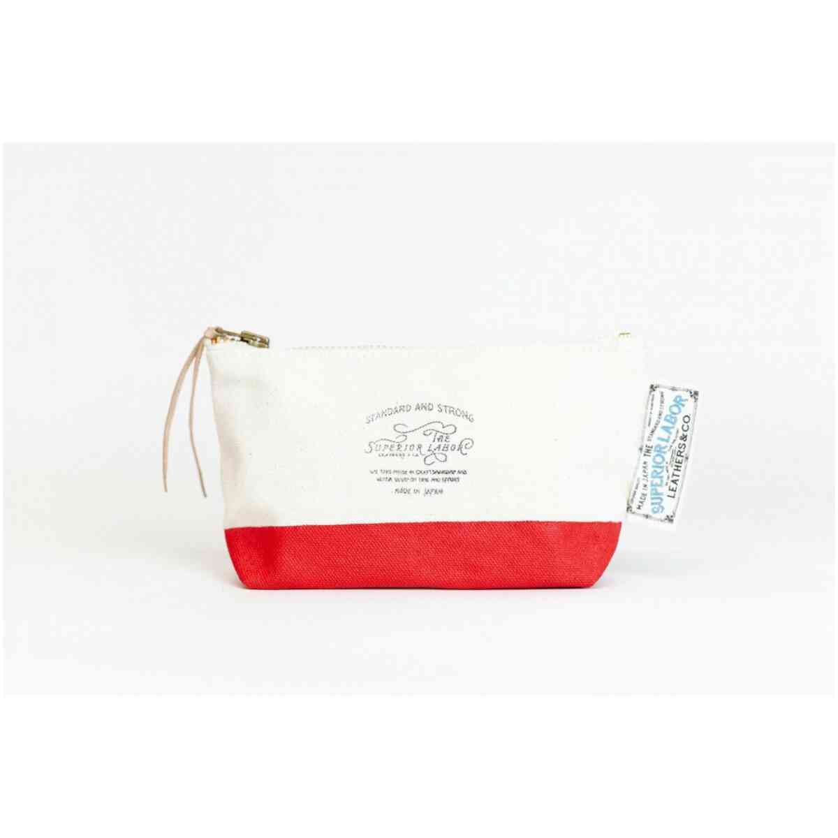 cotton canvas pouch 02 red