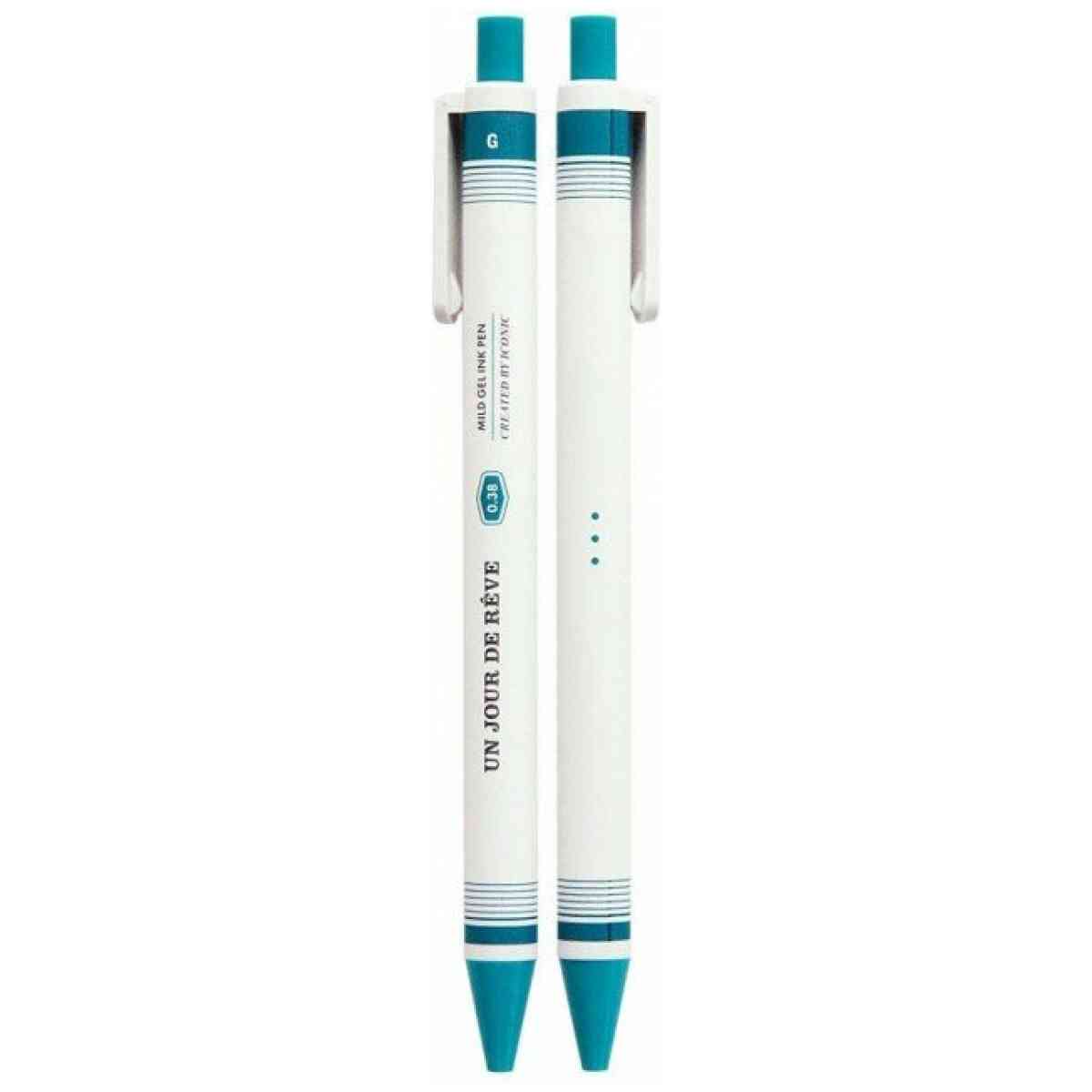 mild gel pen 038mm blue green