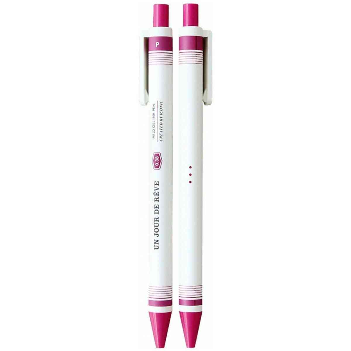 mild gel pen 038mm plum