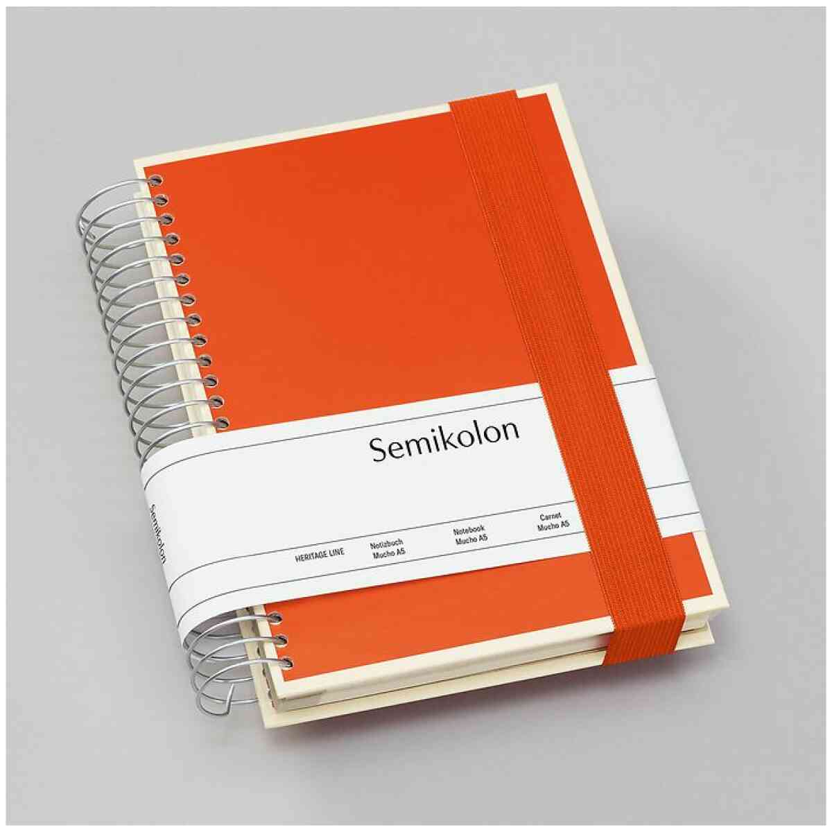 mucho a5 spiralnotizbuch orange