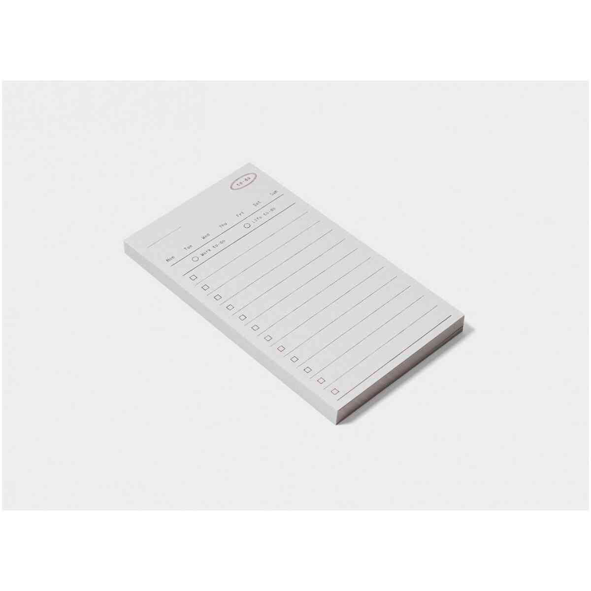 Plain Memo Pad - Att göra Memo