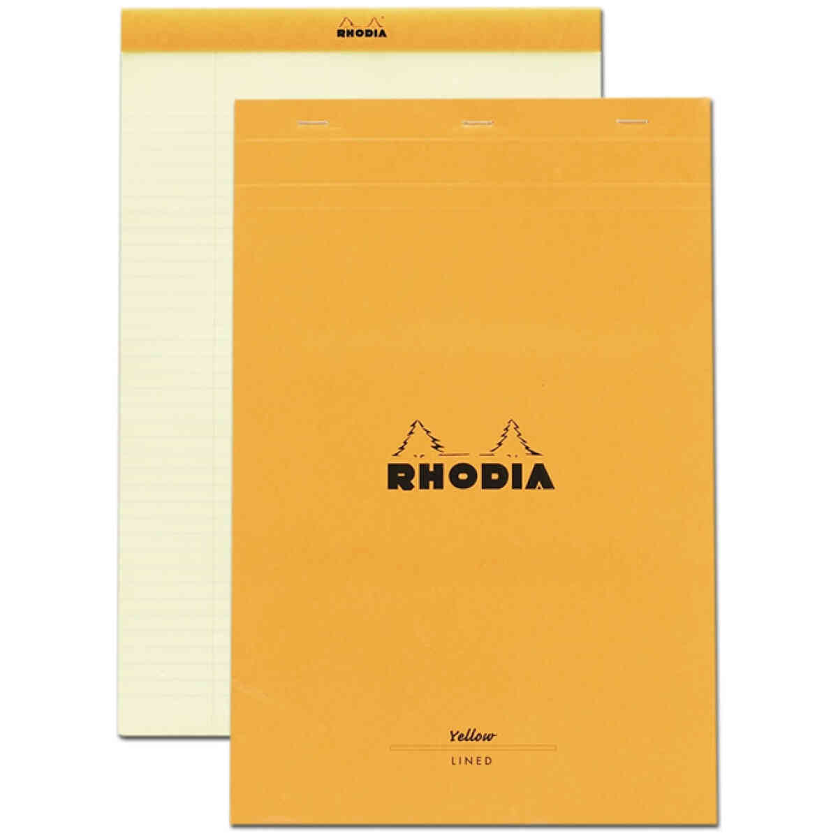 rhodia no19 yellow paper big