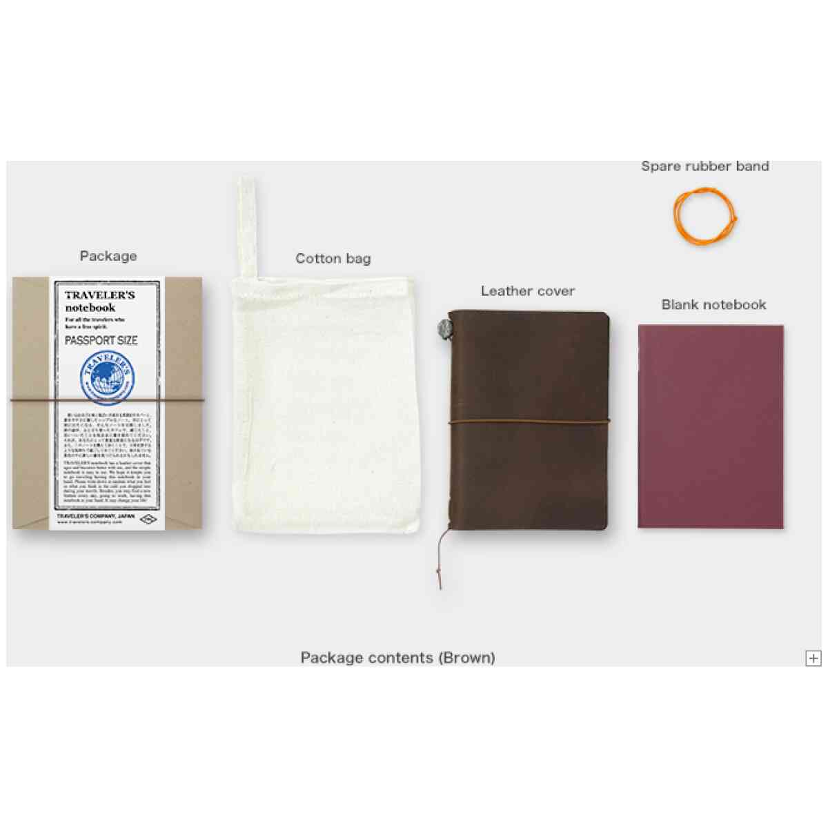 Traveler’s Notebook, Notebook Brown - Passport Size - Bild 3